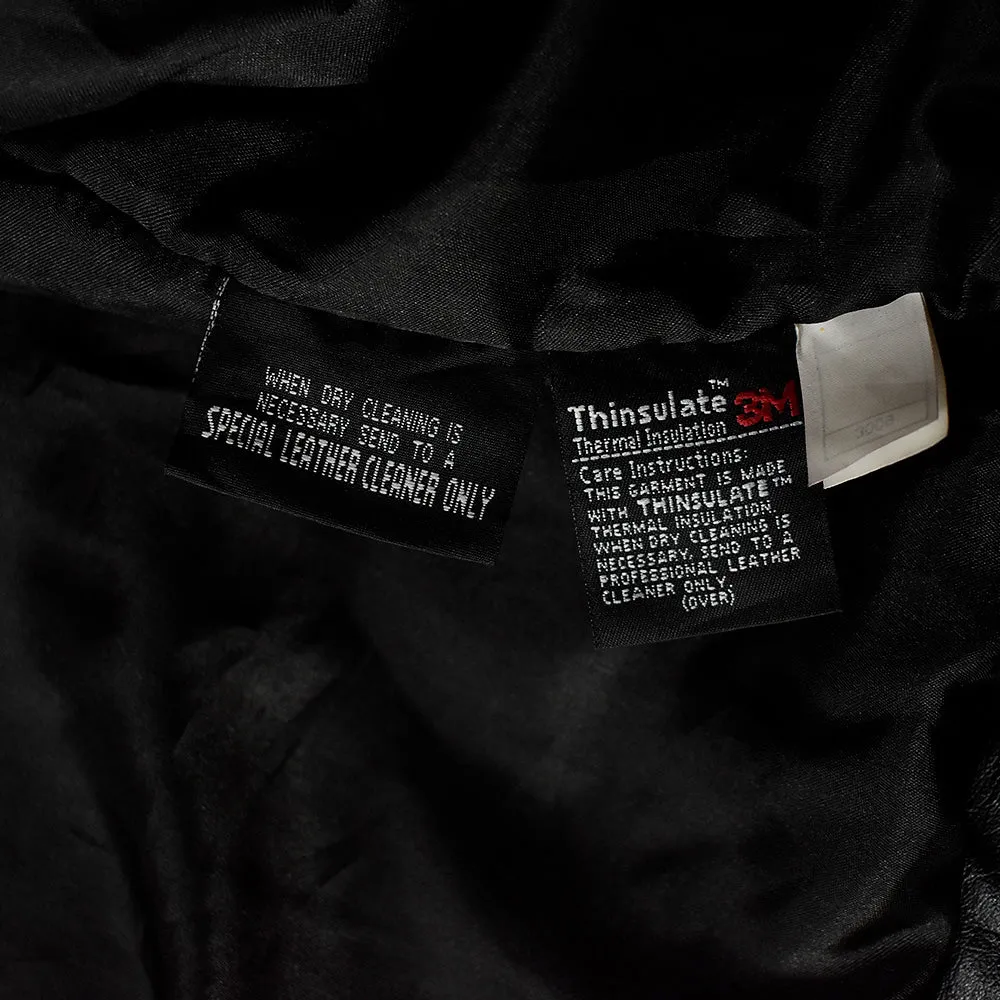 90's WILSONS Leather 3M Thinsulate ダブル ライダース レザージャケット big size！ 231019H