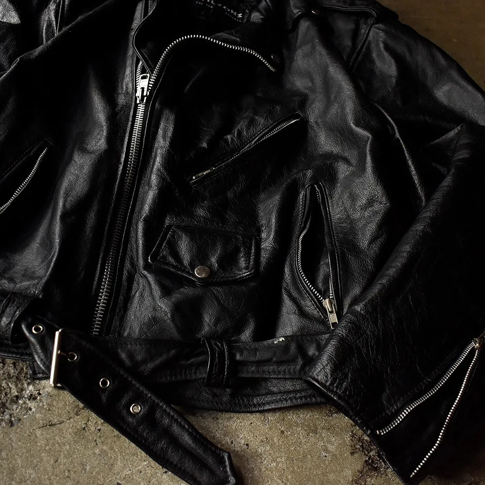 90's WILSONS Leather 3M Thinsulate ダブル ライダース レザージャケット big size！ 231019H
