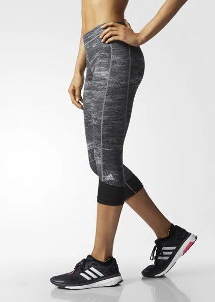Adidas Techfit Capri Black/Print/Matte Silver AI2953
