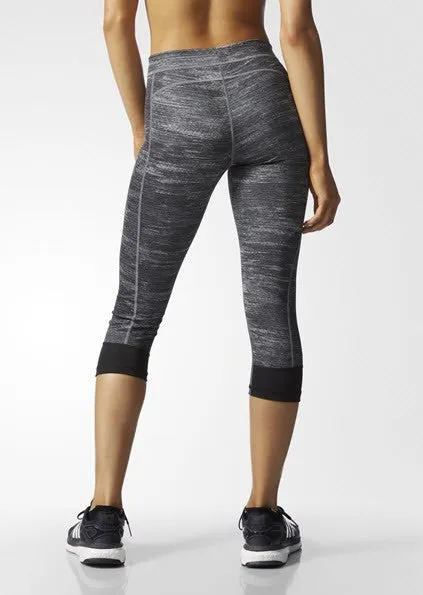 Adidas Techfit Capri Black/Print/Matte Silver AI2953
