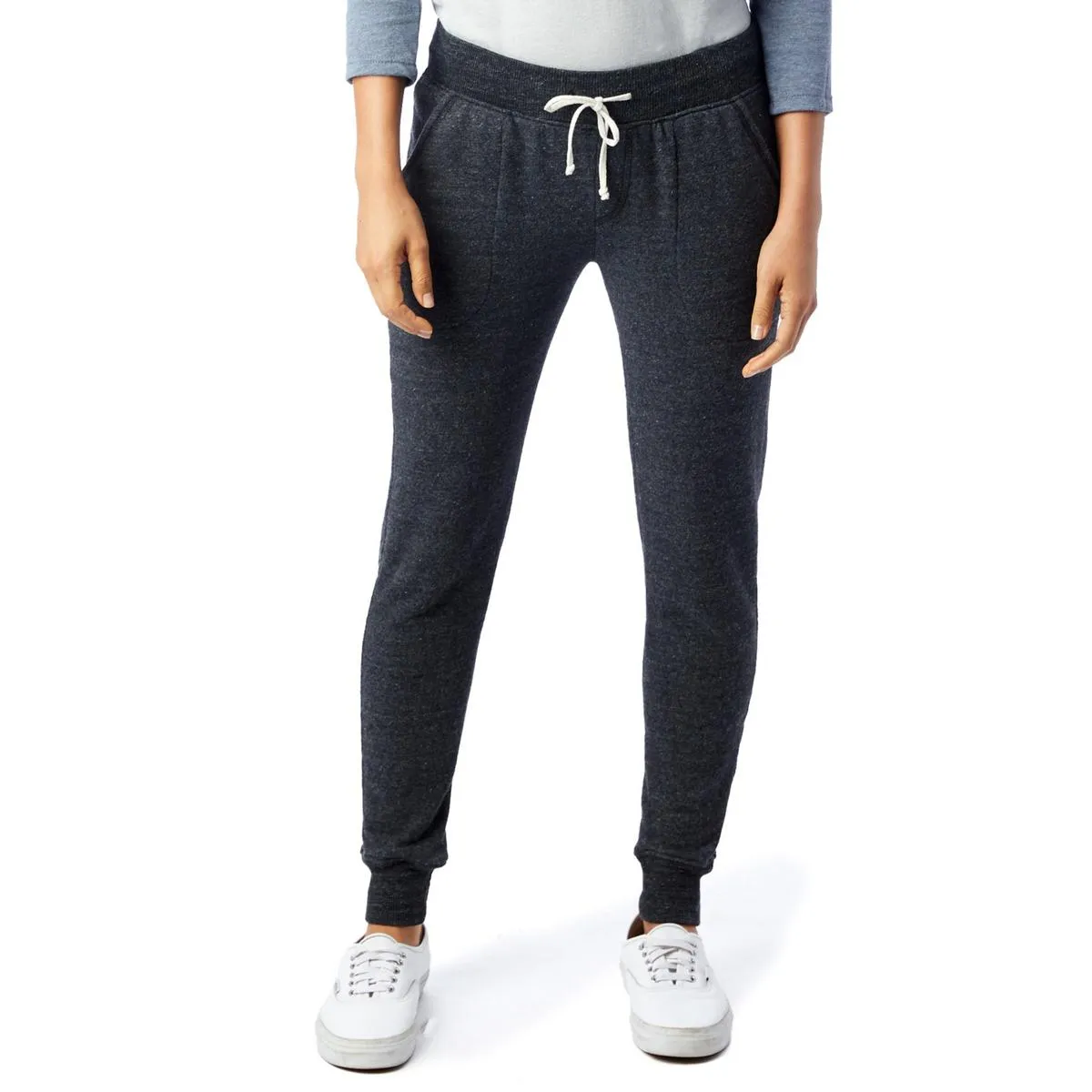 Alternative Earth Womens Fleece Lined Heathered Sweatpants