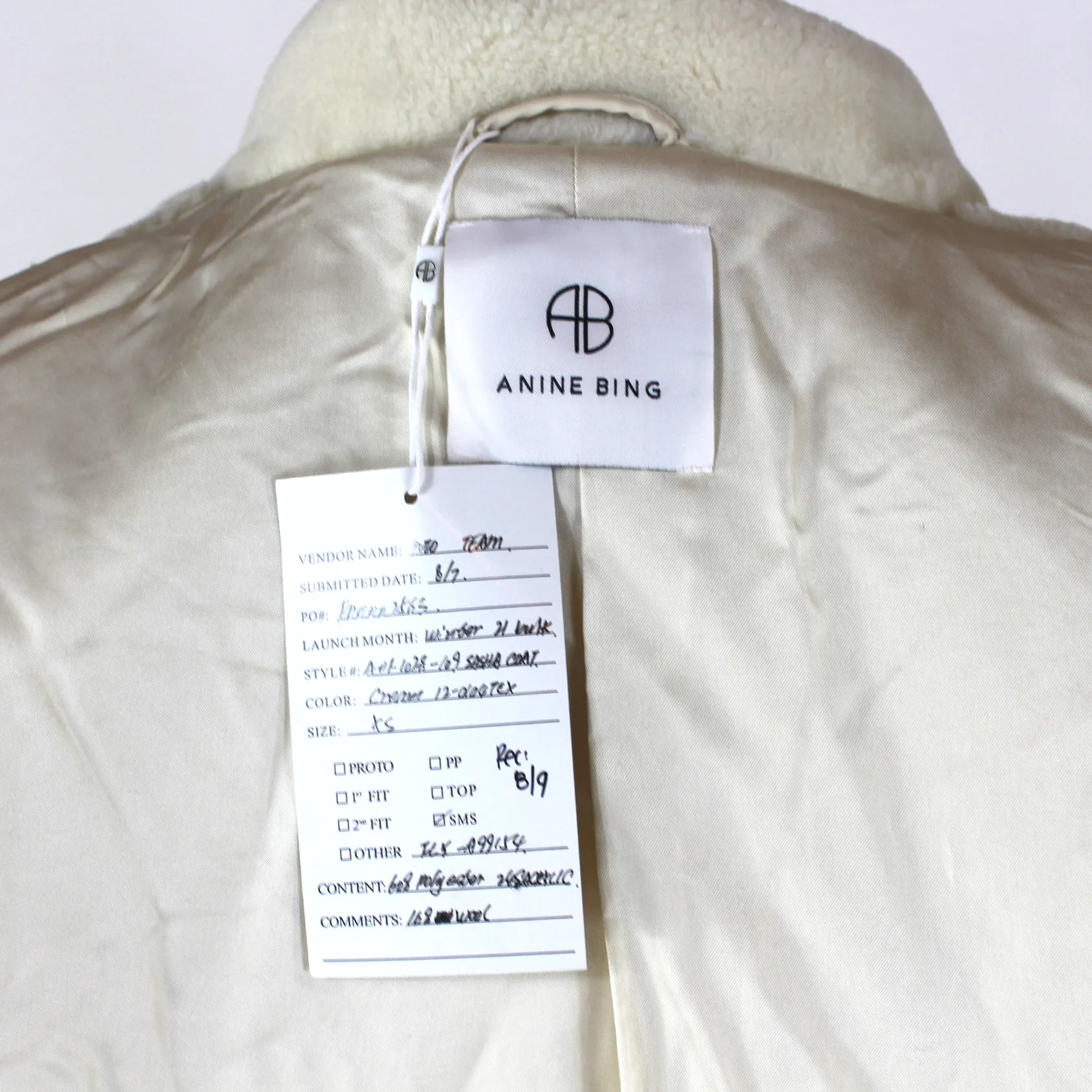 Anine Bing Sasha Belted Coat