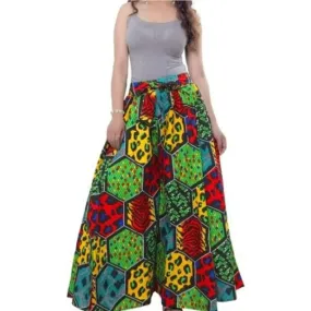 Ankara Style Palazzo Wide Leg Pants and Headwrap Set