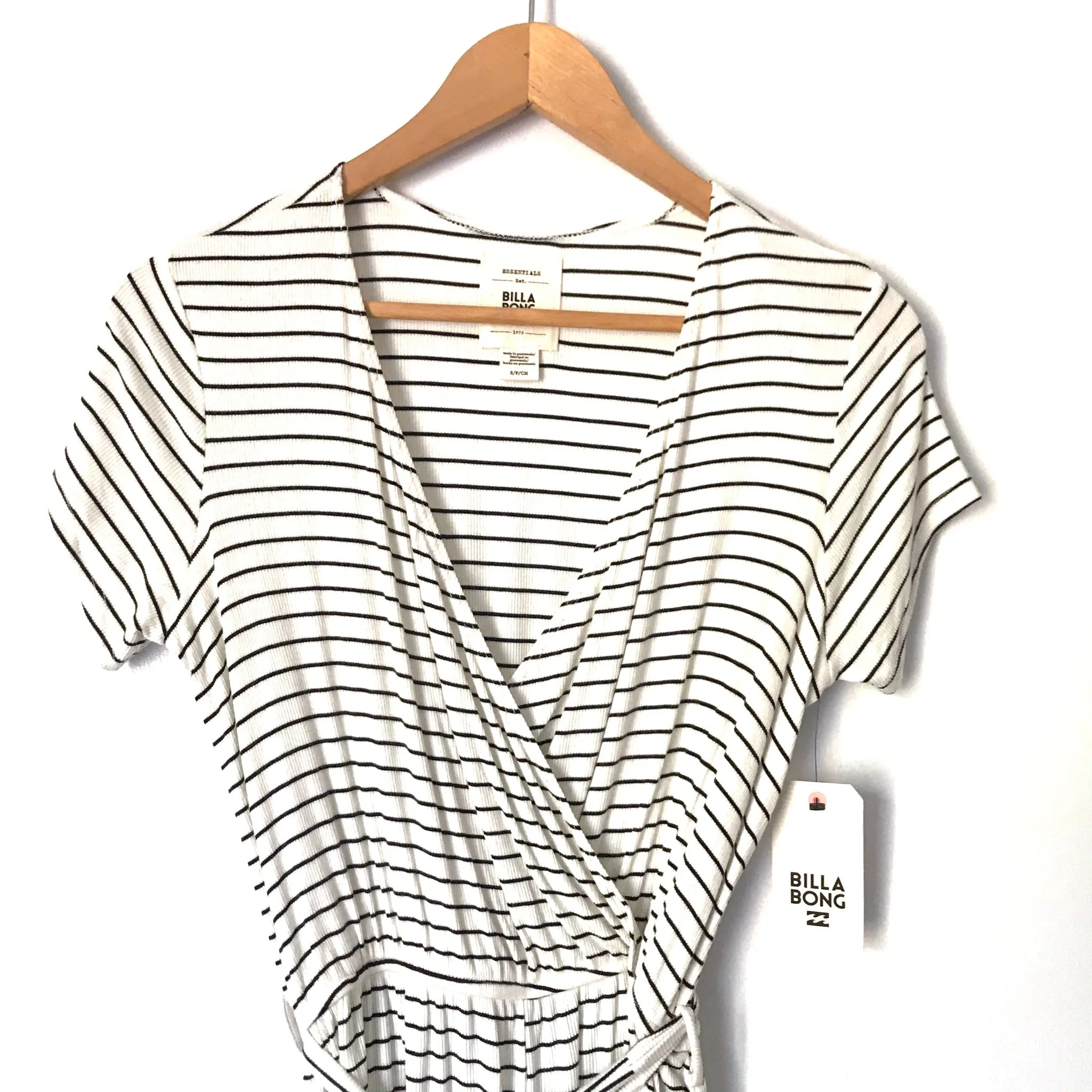 Billabong Striped Romper NWT- Size S