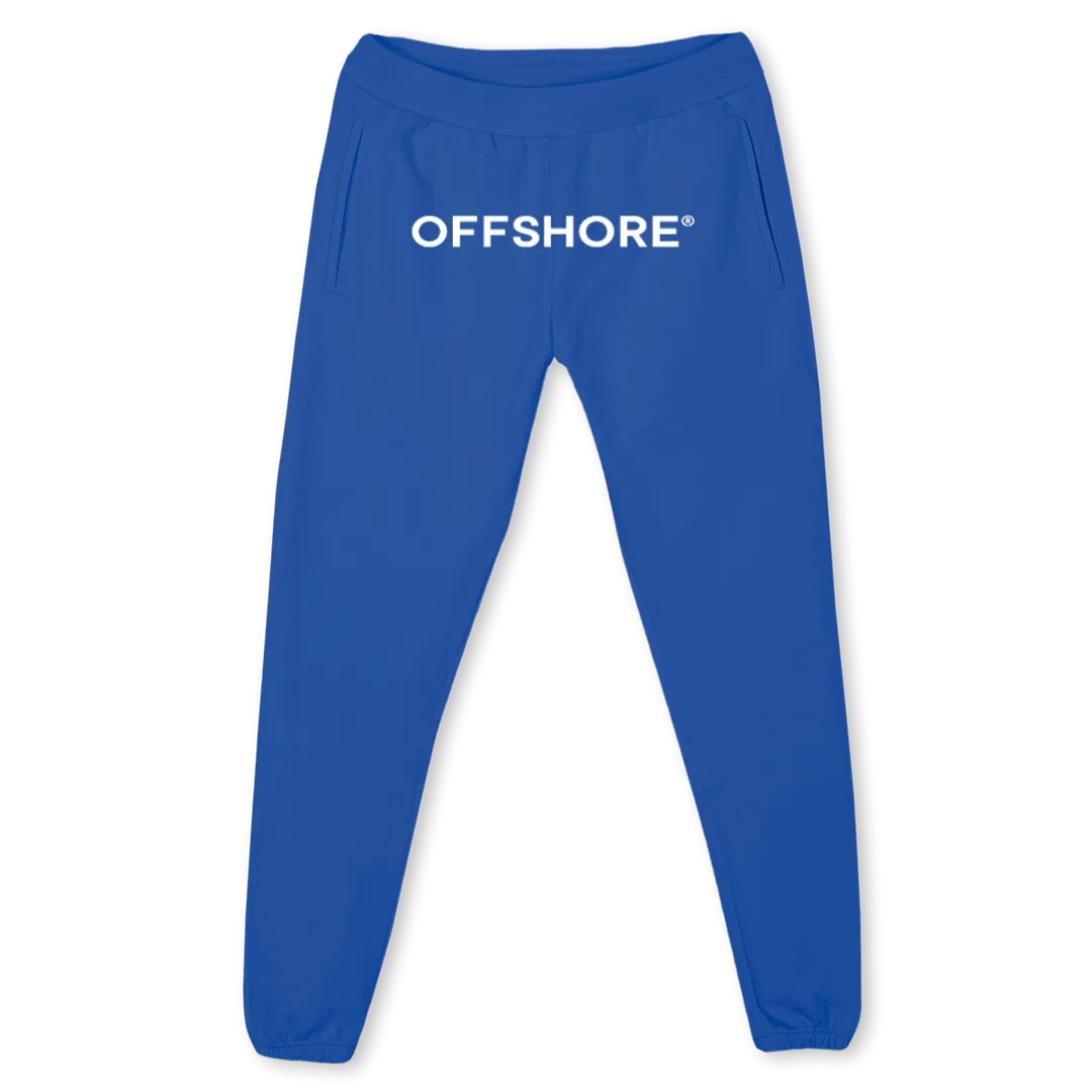 BLUE SWEATS Cobalt Blue Sweatpants.