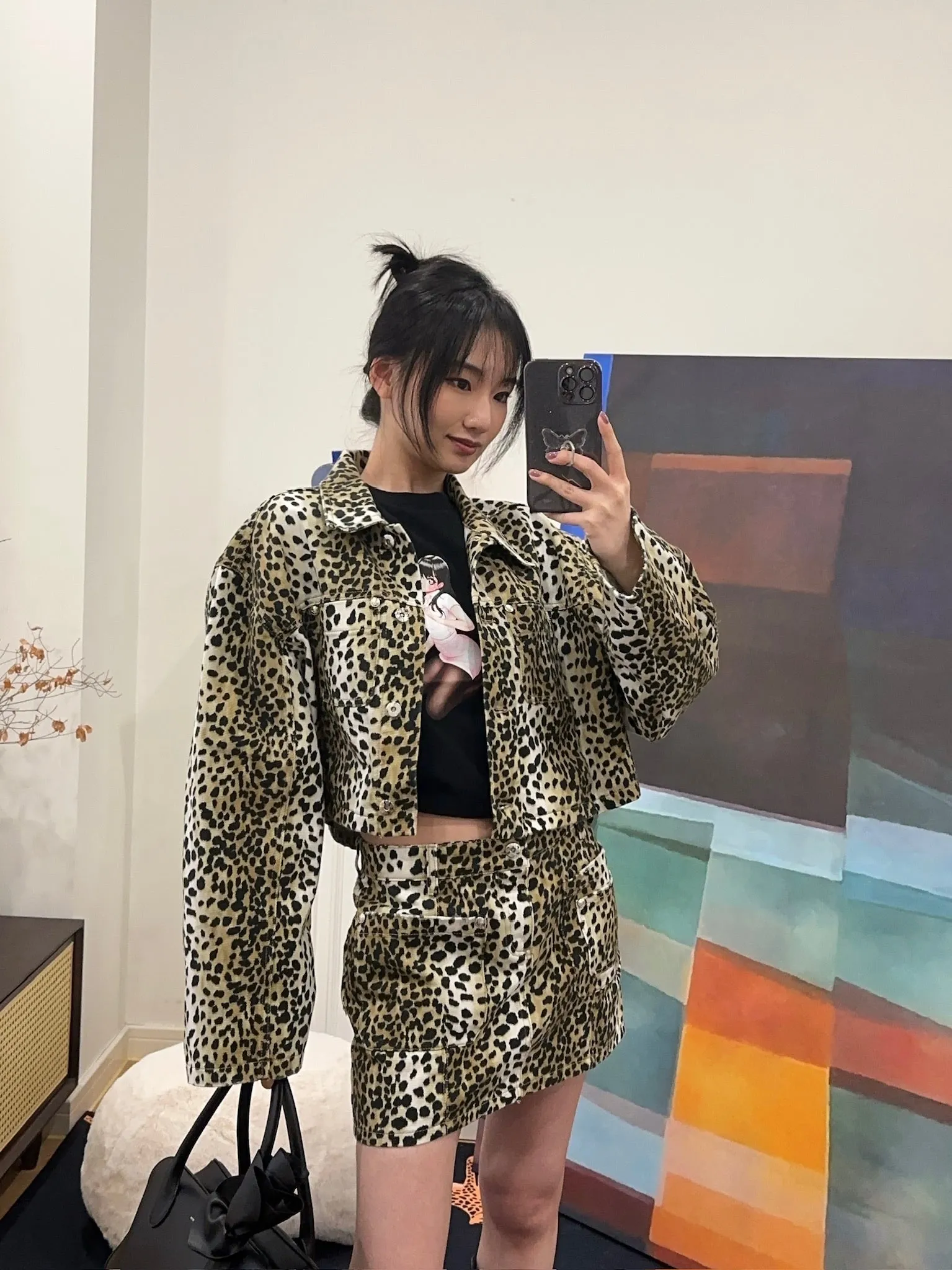 BLUMARINE PRINTED JACKET