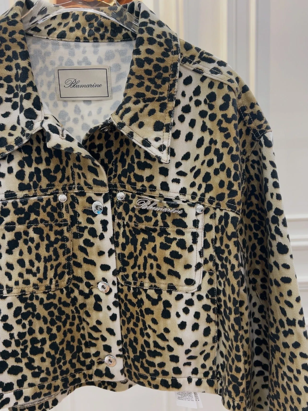 BLUMARINE PRINTED JACKET