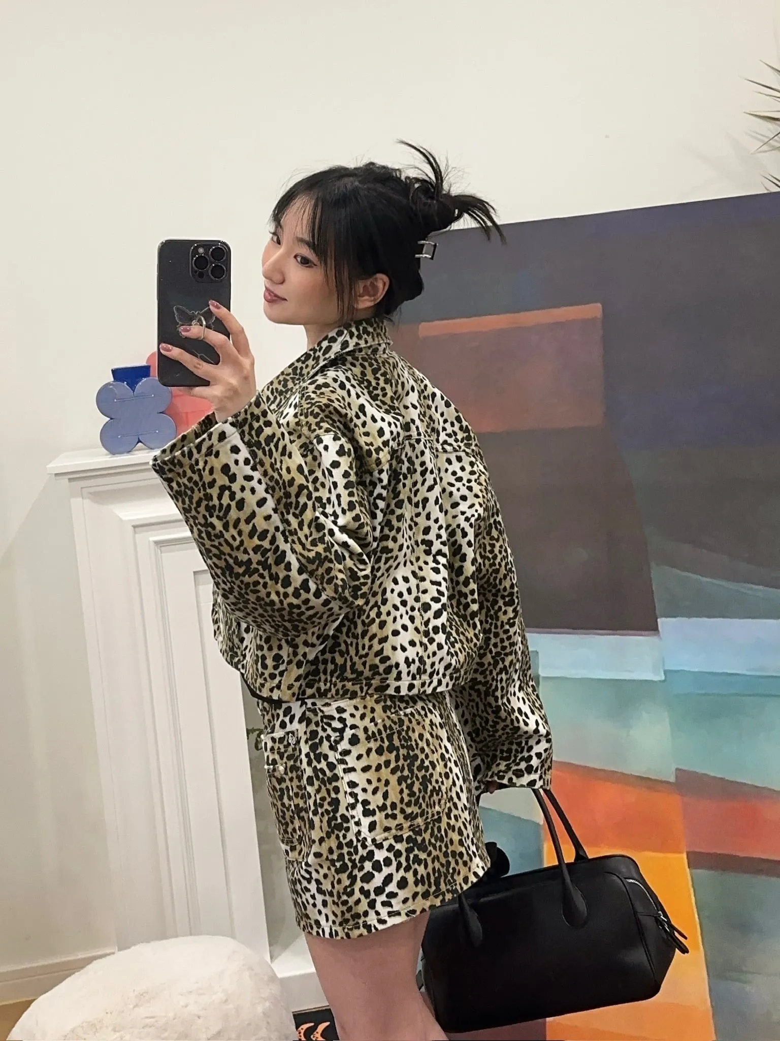 BLUMARINE PRINTED JACKET