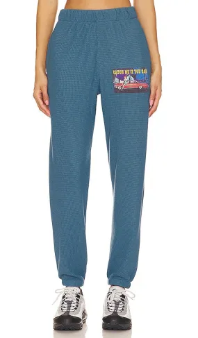 Boys Lie Heart Racer Thermal Pants in Navy