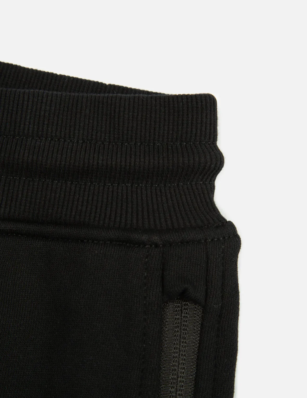 Brush Effect Seagull Print Sweatpants