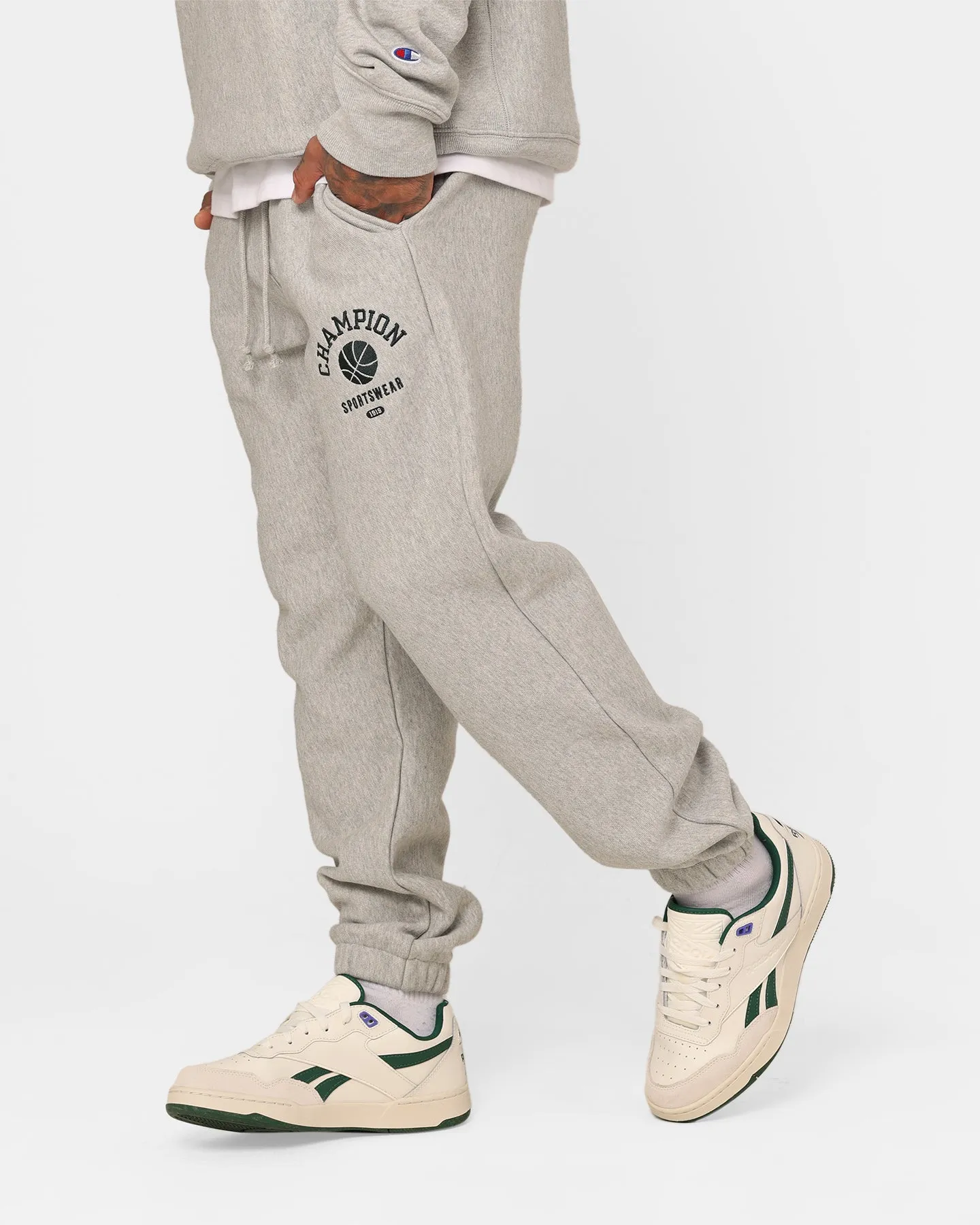 Champion Reverse Weave College Clubhouse Joggers Oxford Heather