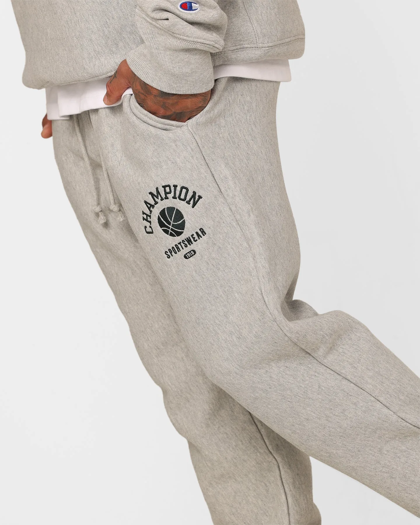 Champion Reverse Weave College Clubhouse Joggers Oxford Heather
