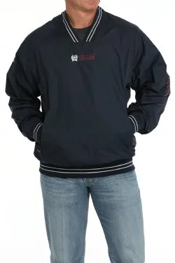 CINCH NAVY PULLOVER WIND SHIRT