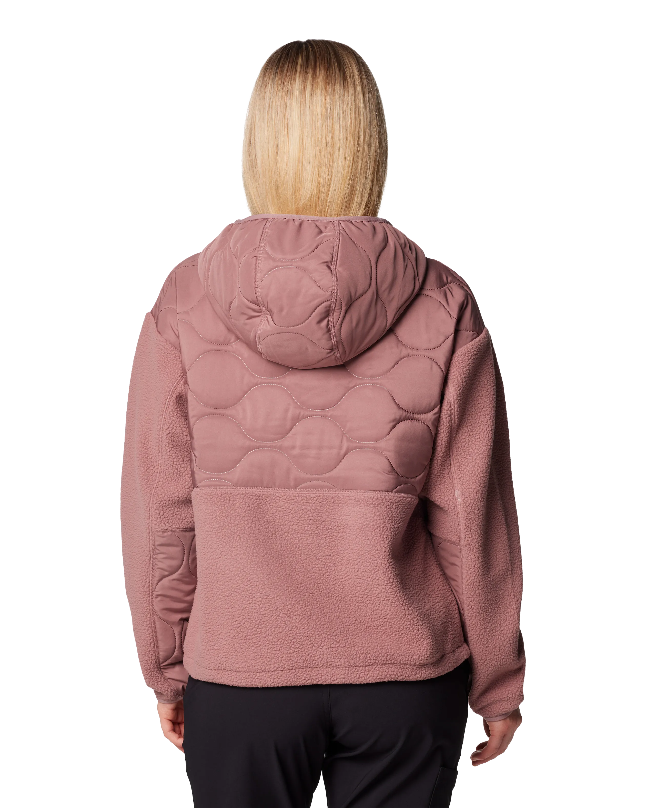 Cloud Point Hooded Fleece Jacket in Fig