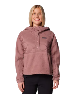 Cloud Point Hooded Fleece Jacket in Fig