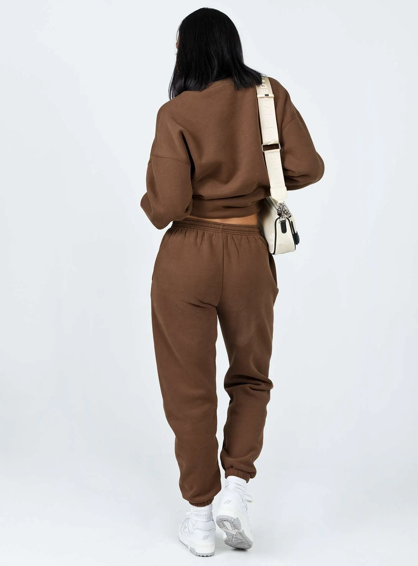 Club Basic Trackpants Brown