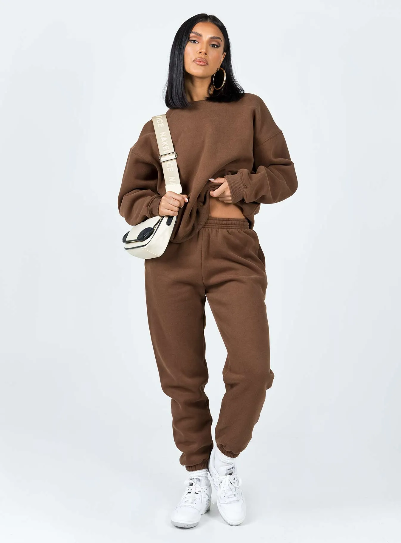 Club Basic Trackpants Brown