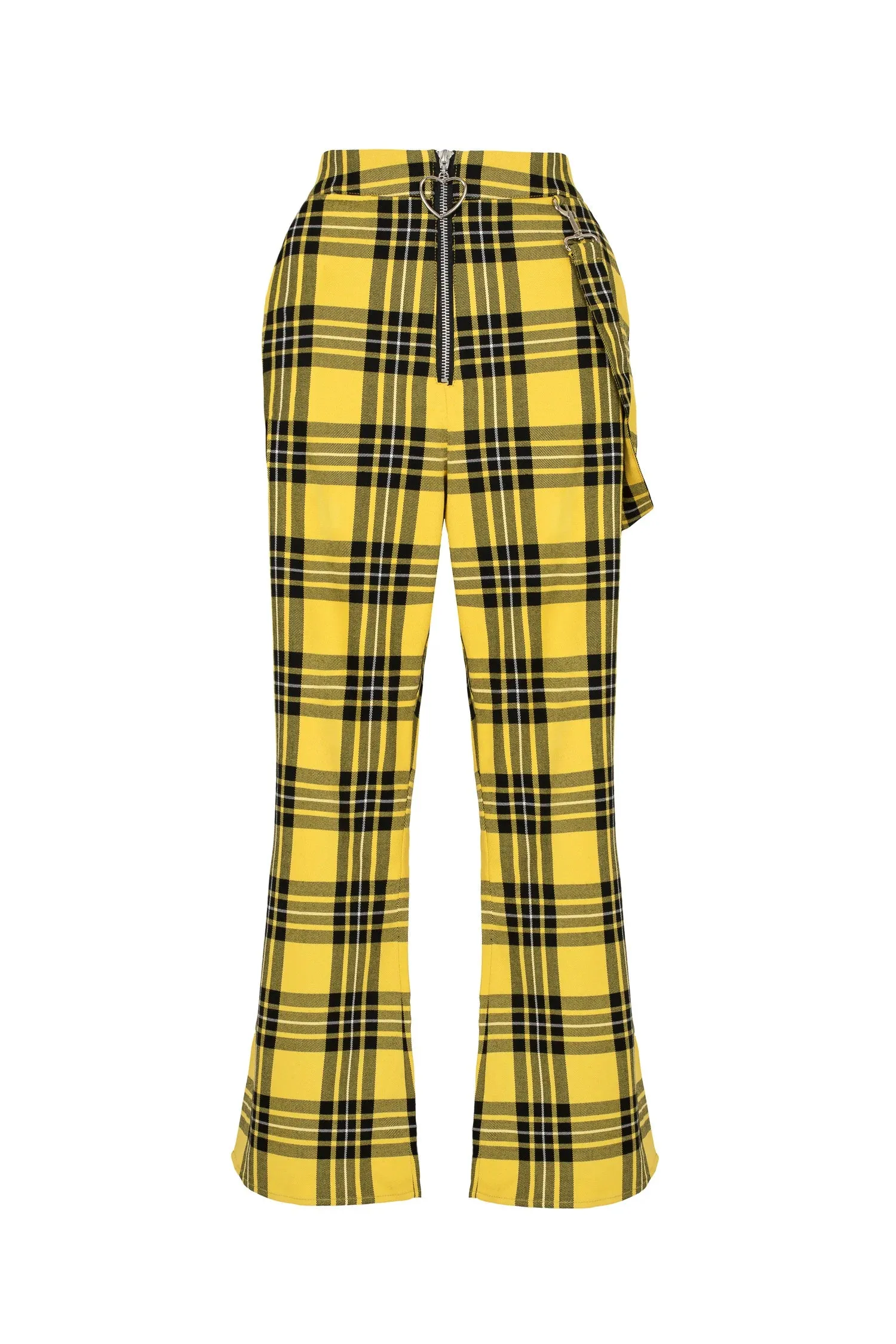 Corey Yellow Plaid Trousers