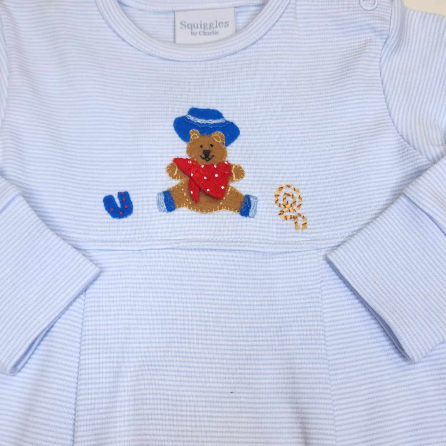 Cowboy Bear Romper