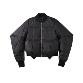 Cropped Bomber Jacket