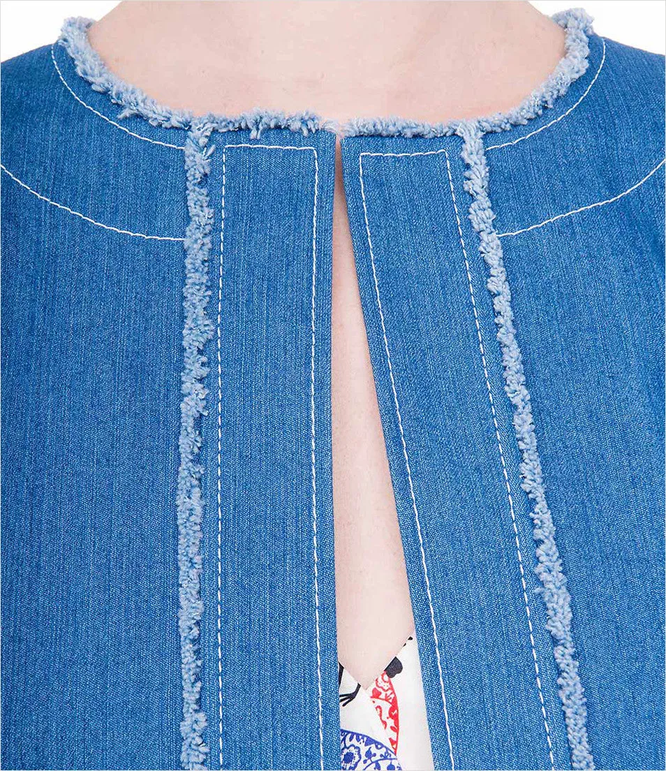 Cropped Denim Jacket