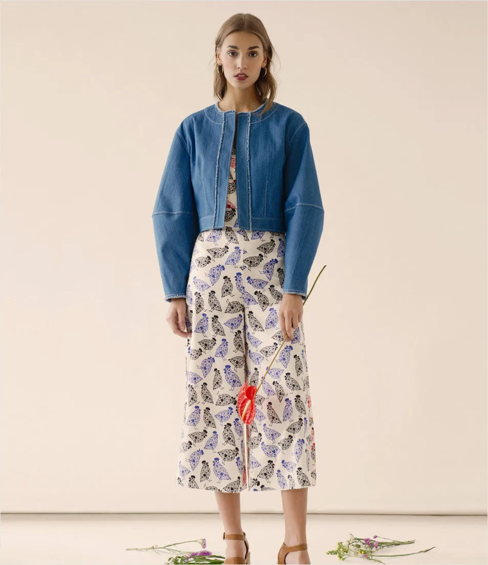Cropped Denim Jacket