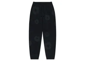 Denim Tears Cotton Wreath Sweatpants Black Monochrome