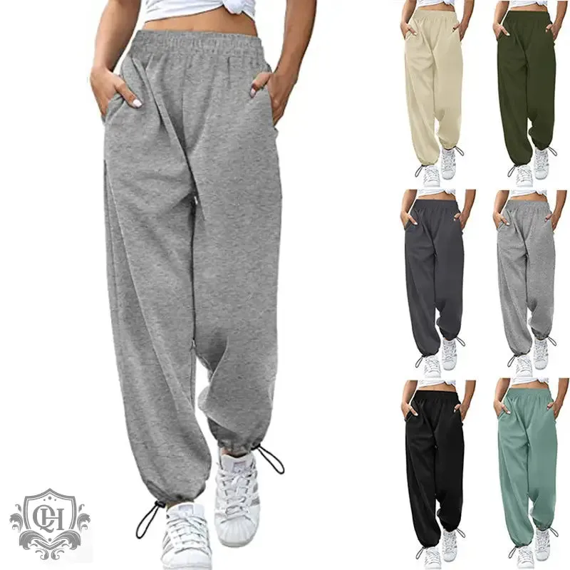 Drawstring Ankle Banded Pants
