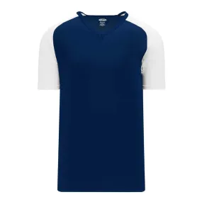 Dryflex V-Neck Pullover Navy-White Jersey