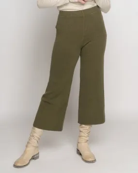 Elastic Wide-Leg Sweatpant