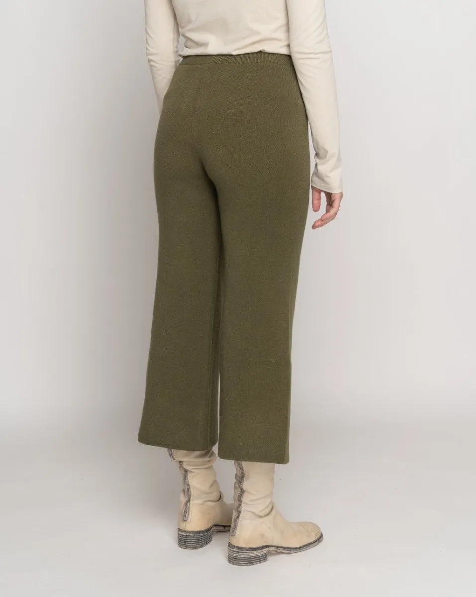 Elastic Wide-Leg Sweatpant
