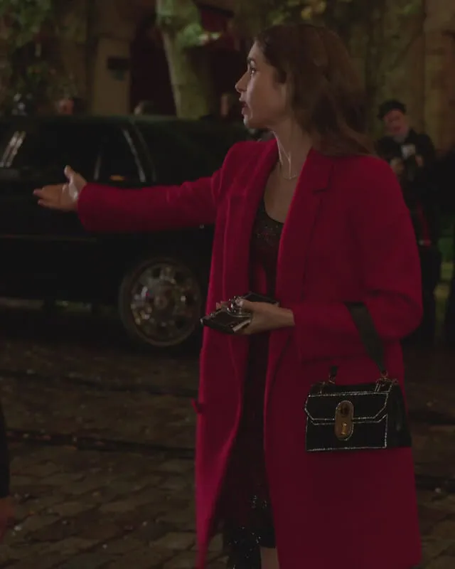 Emily In Paris Hot Pink Coat