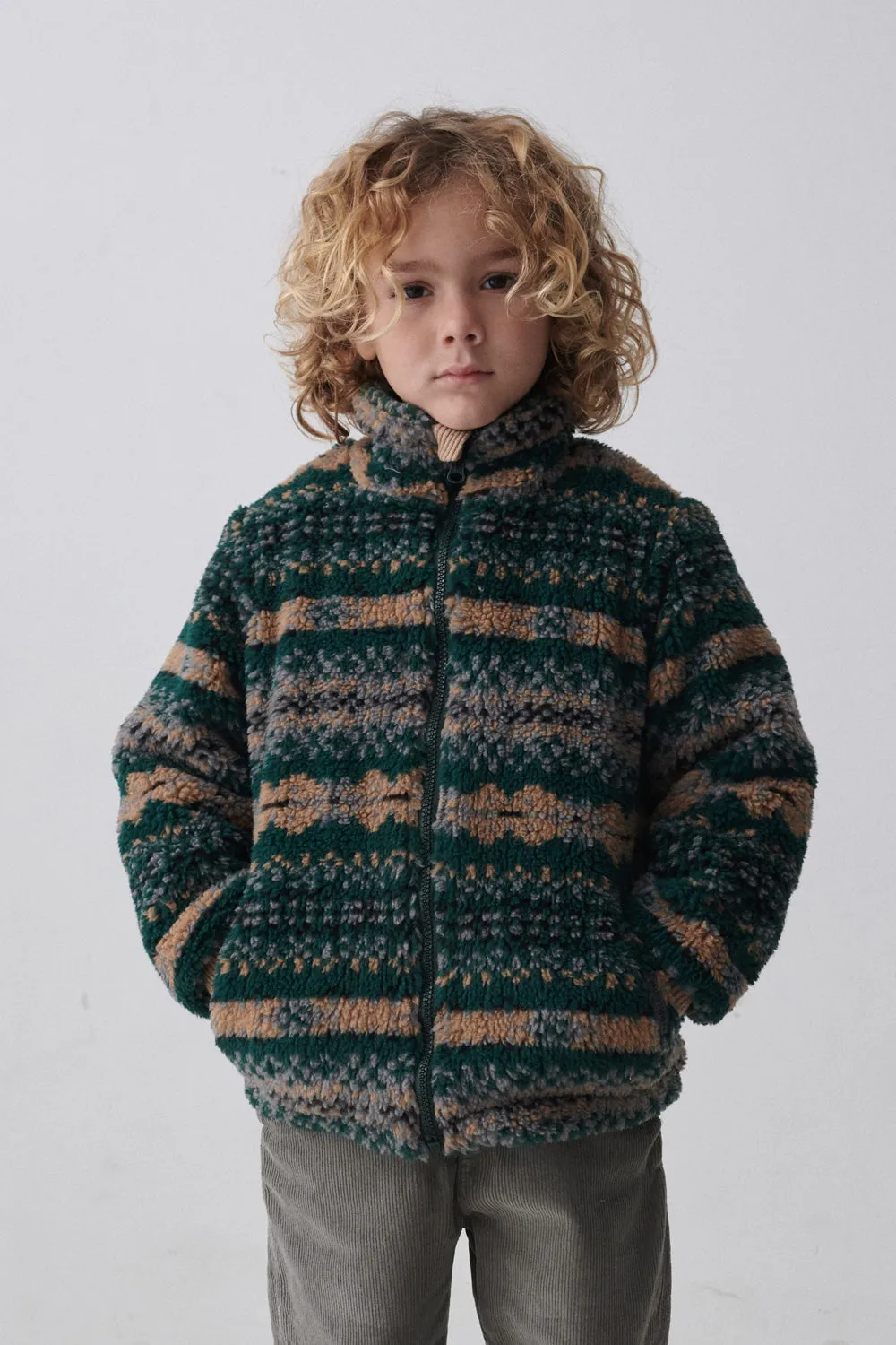 Ethnic Sherpa Jacket