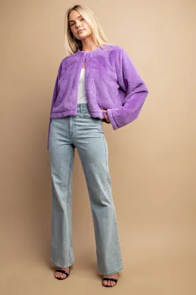 Faux Fur Crop Jacket