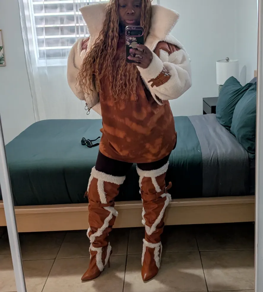 Faux Shearling Coat (Ready to Ship)