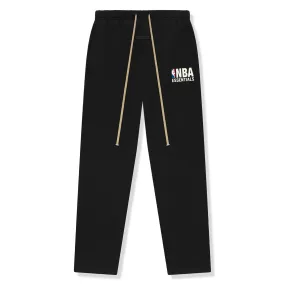 Fear of God Essentials x NBA Relaxed Black Sweatpants