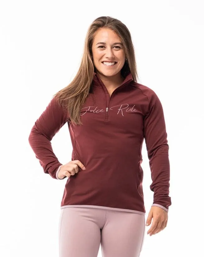 (FINAL  SALE) - women's winter base layer top - stay warm & comfortable