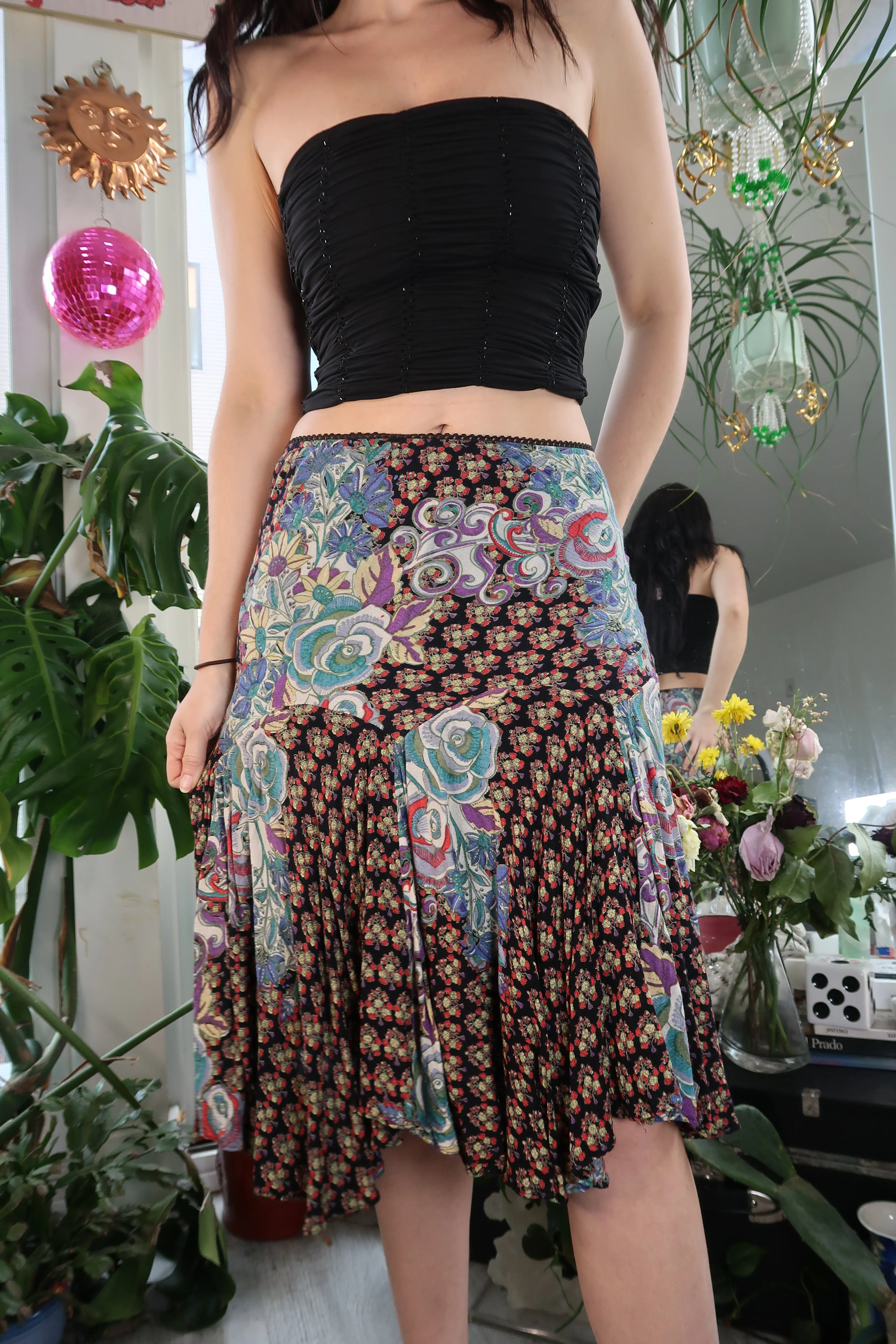 Floral Pattern Skirt