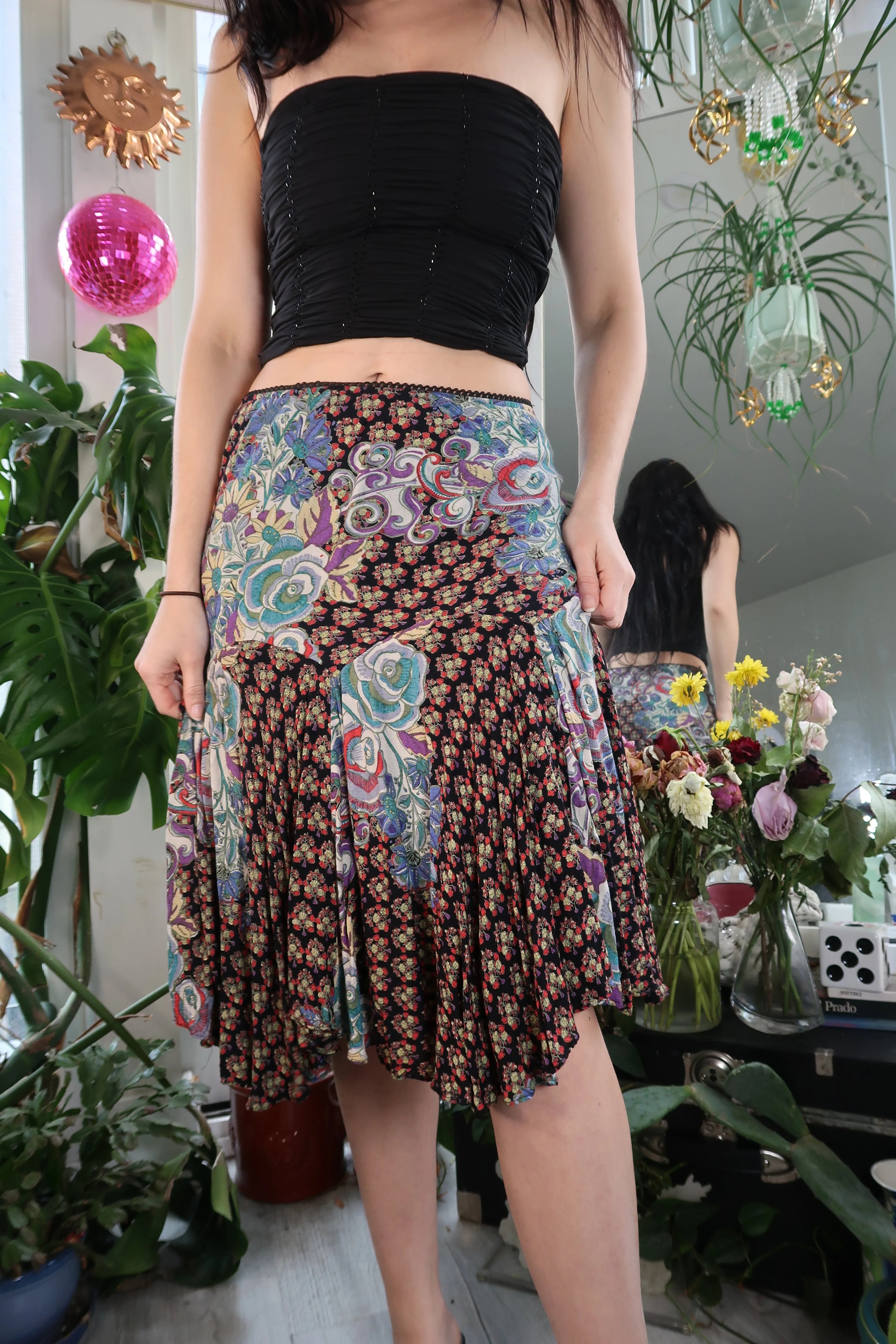 Floral Pattern Skirt