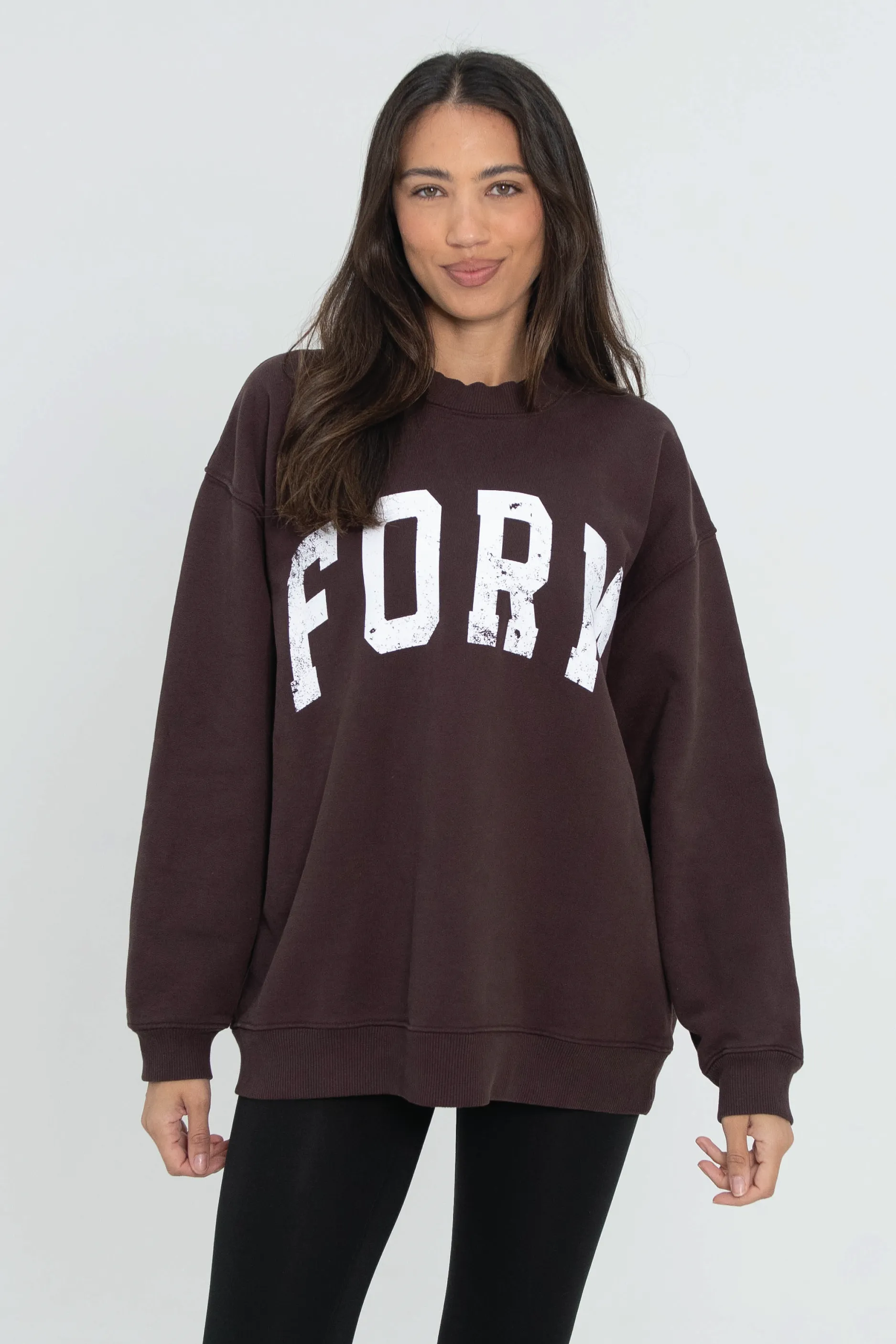 FORM Crewneck - Espresso