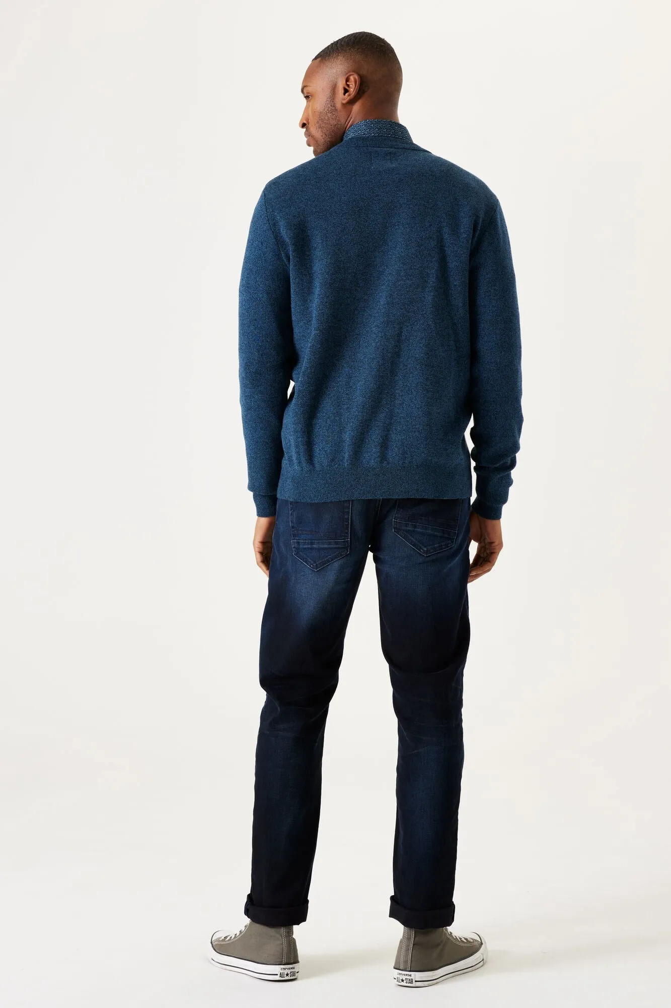 Garcia Solid V-Neck Pullover