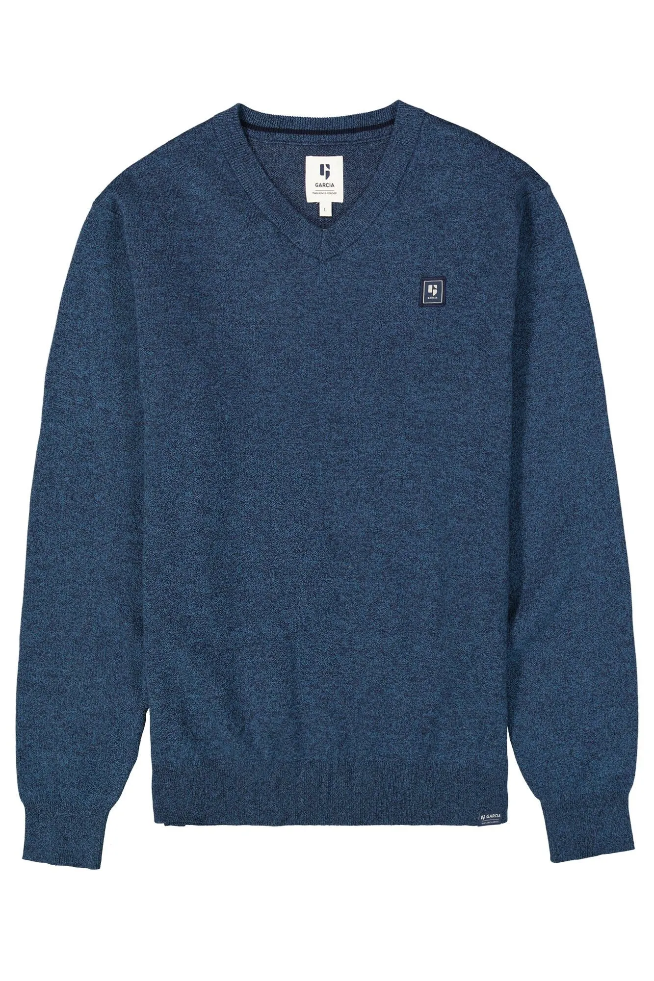 Garcia Solid V-Neck Pullover
