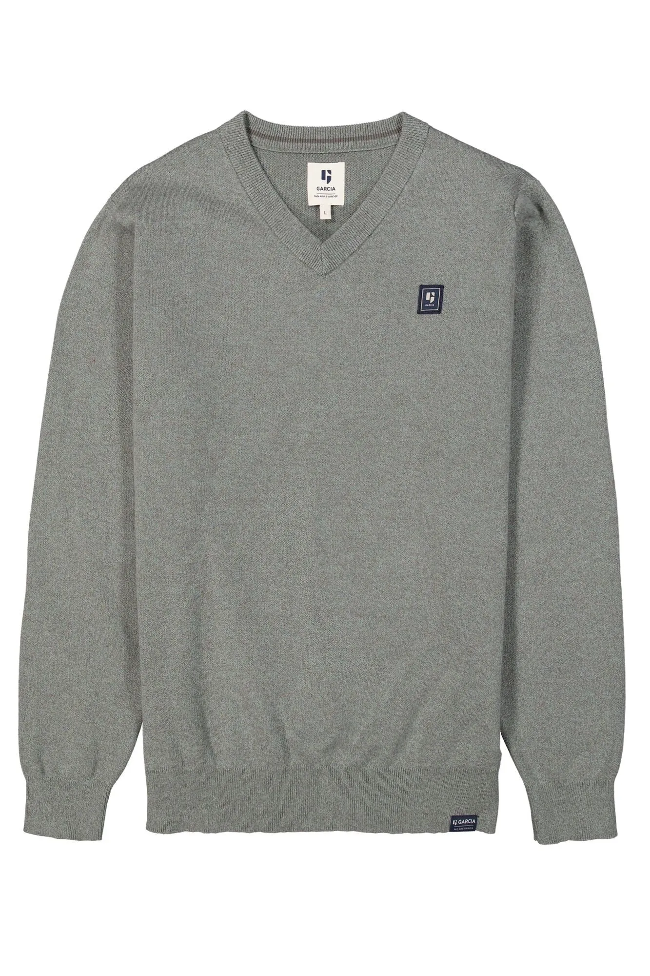 Garcia Solid V-Neck Pullover