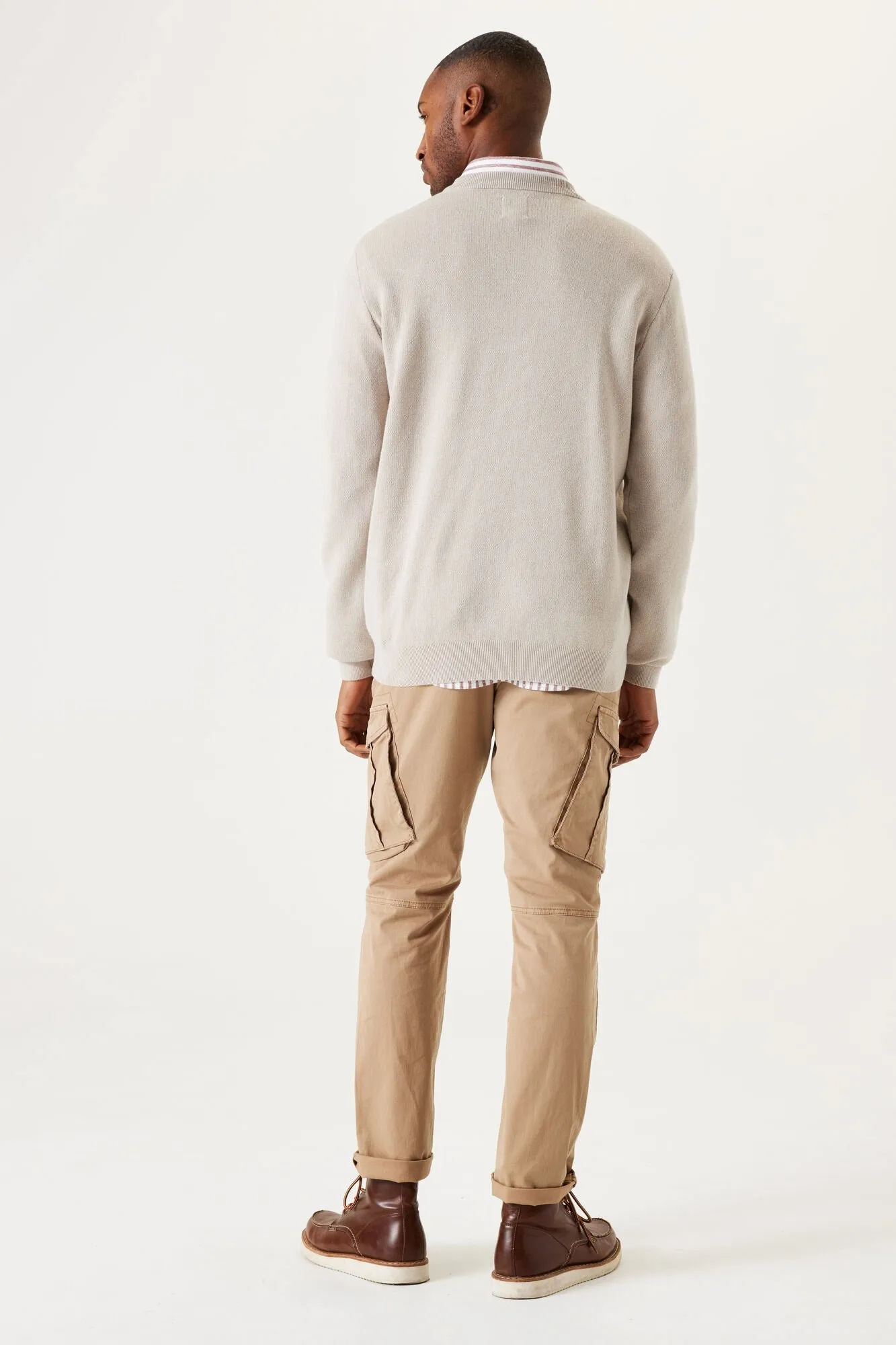 Garcia Solid V-Neck Pullover