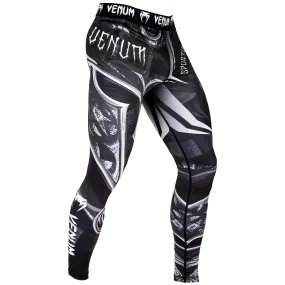 Grappling Tights - Venum Spats - Gladiator 3.0  - Sort-Hvid