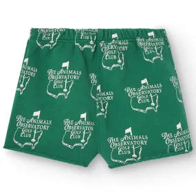 Green Cool Turtledove Short Sweatpants