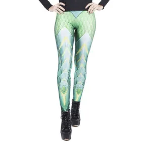 Green Dragon Leggings by Wild Bangarang