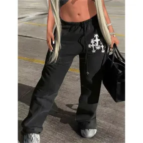 High Waist Loose Sweatpants For Women