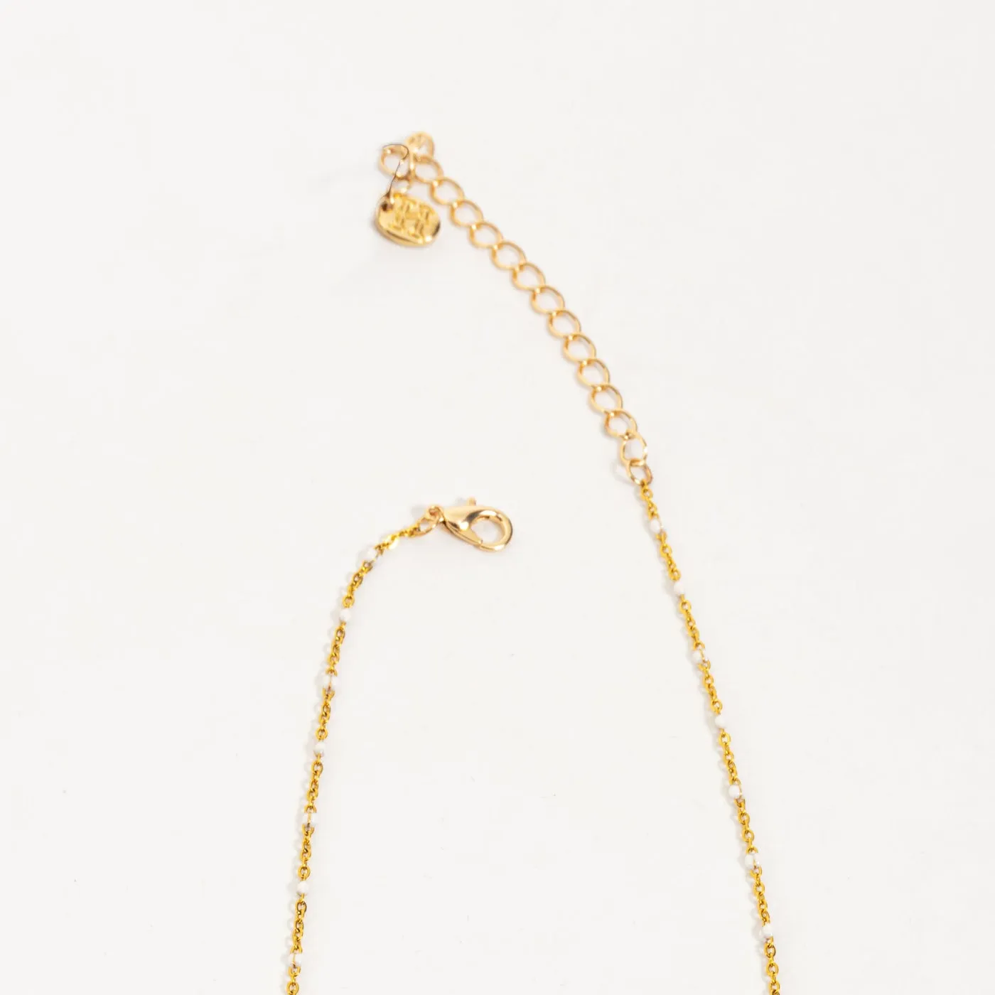 Howard's - Layer Me Enamel Bead Chain Necklace - Gold, 16 Inch