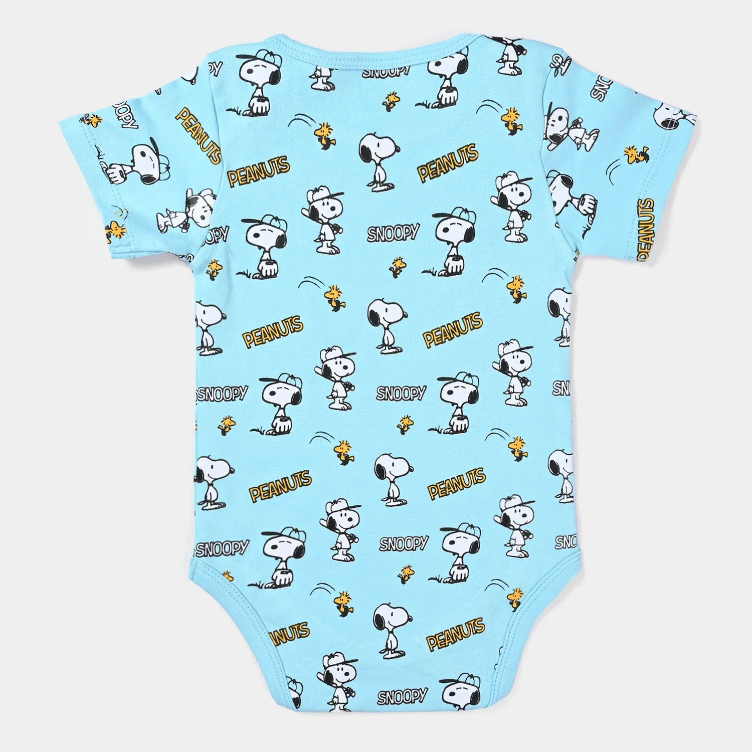Infant Boys Cotton Jersey Romper Set -B.Blue